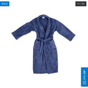 Classic Turkish Towels Shawl Collar 550 GSM Turkish Terry Cloth Robe